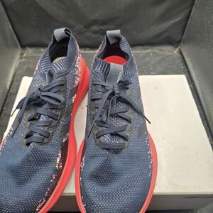 Adidas Dark Blue Sneakers with Red Highlights